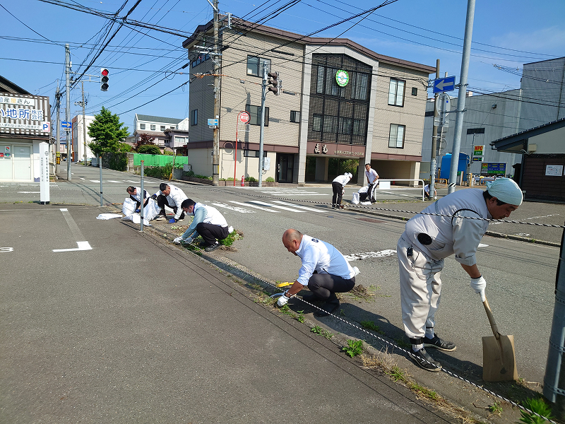 清掃活動風景